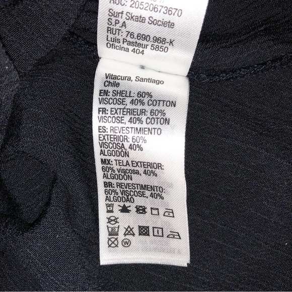 Roxy Black Wrap Front Shorts Romper Size XS - Picture 8 of 12